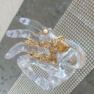 Juicy Couture Signature Charm Bracelet and Ring Set.